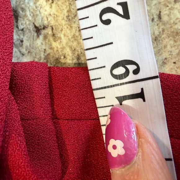 Jones New York Elegant Red Midi Dress - Picture 7 of 9